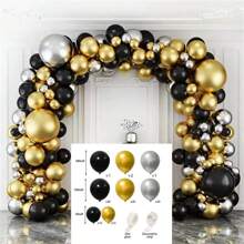 102 piezas Guirnalda de globos con detalles metálicos - Multicolor - Ver 10