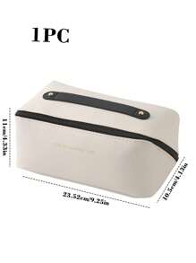 PU Leather Cosmetic Bag, Waterproof Large Capacity Storage Bag, Makeup Tool Storage Bag, Toiletries Storage Bag, Suitable For Storing Cosmetics, Toiletries, Skin Care Products, Personal Daily Necessities, Etc. Holiday Gift