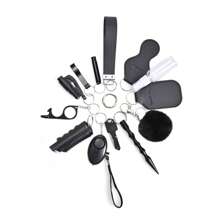 Self Defense Key Chain Set For Women Key Chain Full Set With Personal Alarm, Knife Key Chain Accessories Birthday Gifts For Mom Women Girls Casual Halloween Car Accessories Bag Charm School Cute Goth Bag Accessories Lanyards With Id Holder Car Accessories Bag - 彩色 - 查看 9