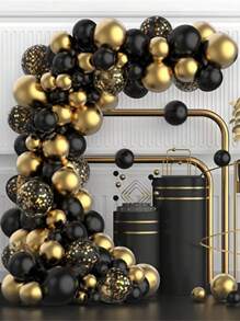 102 piezas Guirnalda de globos con detalles metálicos - Multicolor - Ver 9