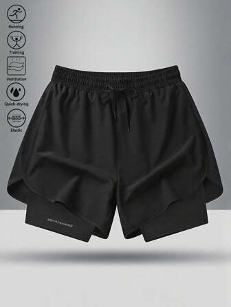 Women's Quick-Drying Yoga Shorts - Lightweight Breathable Training Sports Shorts, Women's Stretch Fitness Pants