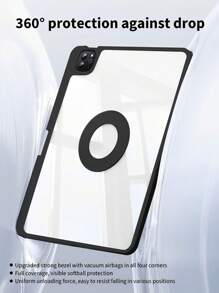 磁吸式保护壳，兼容 iPad 第十代（10.9 英寸）、iPad Air 11 英寸、iPad Pro 2（2024 年款）、iPad Air 4/5（10.9 英寸）、iPad Pro 11 英寸、12.9 英寸；磁吸式保护壳，兼容 iPad Mini 6（10.2 英寸）、第九代、第八代、第七代；720° 可旋转可拆卸后盖 - 黑色 - 查看 6