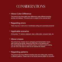 时尚无花果图案 PU 餐垫，防水、防油、耐热餐桌垫