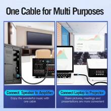 VENTION 4K  2.0 Cable,3D Visual Effects,Supports HDR,ARC,PVC Black HD Cable Compatible With LCD Monitor, Projector, Laptop, Game Box, TV Box