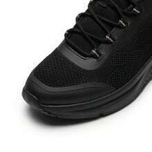 Skechers 女士休闲鞋，BOB'SSPORT 系列套脚步行运动鞋，运动休闲鞋，透气日常旅行鞋，117561-BBK - 全黑色 - 查看 7
