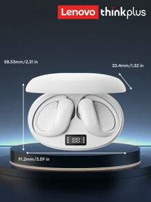 Lenovo Lenovo XT55 Bluetooth Earphones, Hanging Ear Style, 5.4 LED Power Display, Long Battery Life, HiFi Surround Sound, High Audio Quality, Low Latency, Clear Call With Microphone, Suitable For Music, Gaming And Sports, Wireless Earphones Compatible With Smartphones & Computers