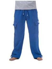 PROCLUB Men's Heavyweight Cargo Sweatpants PRO CLUB Cargo Pants 6 Pockets Casual Fleece Pants Hip Hop Harem Casual Loose Fit Elastic Big And Tall - 灰色 - 查看 8