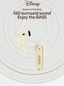 Disney Disney Q21 Mikey Winnie Bluetooth Headphones, In-Ear, Long Battery Life, HIFI Sound Quality, ENC Noise-Proof Microphone, Music, Gaming, Low Latency, Wireless Earbuds, Compatible With Smartphones, Laptops