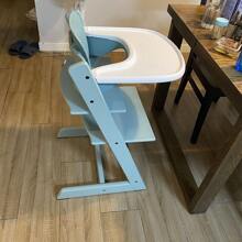 Custom Tray Compatible With Stokke Tripp Trapp Highchair UK - White - View 4