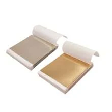 24K Gold Foil Gold Leaf Sheets For Cake Decoration Steak Gold Paper Gold Flake Cooking Drink Food Dessert Gold Leaf - Multicolor - View 17