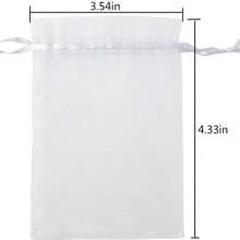 10-600 Pieces Of Mesh Bag With Thankyou Card, Organza Transparent Packaging Bag, Mesh Bag Gift Drawstring Bag, Thankou Card Packaging Label, Gift Thank-You Card, Suitable For Birthday Parties, Father's Day, Mother's Day, Wedding Parties, Graduation Ceremonies, Gender Disclosure Parties, Welcome Parties, Theme Parties, Retirement Parties, Graduation Parties, And Other Holiday Souvenir Packaging, Small Gift Decoration Bags