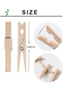 30Pcs Sturdy Mini Clothes Pins For Photo, Natural Wooden Clothespins With 33 FT Jute Twine, Small Clips For Crafts Display, Babyshower Game, Hanging Decorative Pictures, Cocktail, Weddings Room Decor