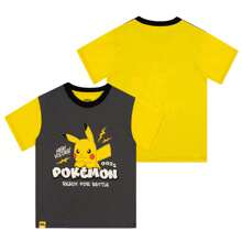 pokemon Short Pyjamas | Pikachu Boys' Short-Sleeved Pyjama Set | Kids' PJs - Multicolor - View 5
