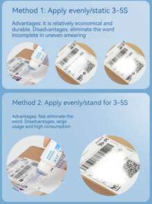 20ml Thermal Paper Correction Fluid, Courier Mark-Out Pen For Privacy Protection On Express Waybills, Receipts, Addresses, Simple Design For Home & Shipping Use (Color Random)