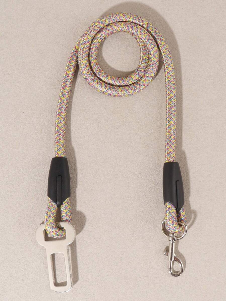 1 pieza Cuerda gruesa redonda de material de nailon de 10mm, multicolor, cinta de seguridad antidetonante para mascotas saliendo