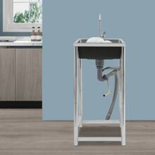 YUNRUX Kitchen Sinks - Silver - View 1