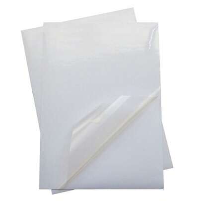 10Pcs Clear Sticker Paper Inkjet Printer Label Sheet Waterproof Quick-Drying