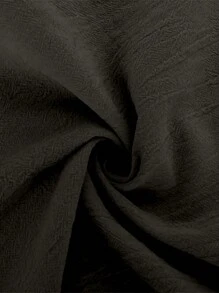 Quần lửng ống rộng cạp chun co giãn dáng rộng in hình bướm dành cho nữ cỡ lớn - Màu xám đen - Xem 3