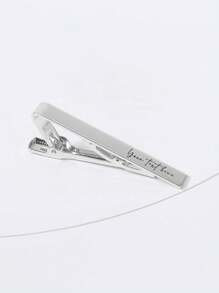 个性化雕花领带夹装饰，秘密小浪漫，专业需求个性化徽标雕花领带夹，送给丈夫男朋友未婚夫的最佳礼物，领带夹配件男士简约衬衫夹，送给父亲的感人礼物，父亲节礼物 - 彩色 - 查看 11