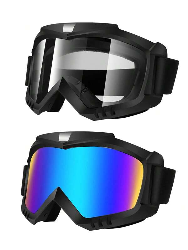 Occhiali da motocross, occhiali da motocicletta, confezioni 1/2, occhiali da ATV, occhiali da equitazione, occhiali da sci, antivento, occhiali da corsa