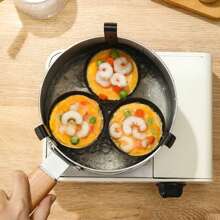 1/3pcs Stainless Steel Egg Cooker, Creative Breakfast Egg Boiler With Hook, Steaming Eggs Kitchen Tool