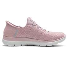 Skechers 女款休閒一腳蹬運動健走鞋，吸震透氣低筒走路鞋，適合日常穿著與旅行，150125 - 淺豆沙色 - 查看 2