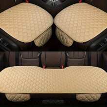 1 件/3 件汽车座椅坐垫，冬季保暖座垫，防滑透气坐垫套，适合通用汽车座椅 - Front 1pc - 查看 4