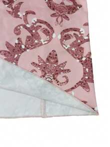 Vestido de fiesta con abertura alta, inserto de malla y estampado para mujer, para eventos formales, vestido de boda, novia