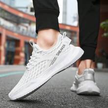 Men's Low-Top Breathable Lightweight Lace-Up Casual Fashion Sneakers, Versatile Sports Shoes For All Seasons