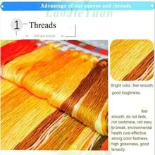 LaoJieYuan 2025 New Style Animal Horses Pre-Printed Cross Stitch Set DIY Embroidery Threads Craft Needlework Sewing Handmade Design Different Wholesale - Need to Embroider Yourself-frame Not Included - View 10