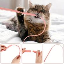 Personal Computer Cat Toys, Cat Toys Scratch-Resistant Interactive Cat Toys Indoor Cat Silicone Tail Tease Toy Cat Toys Boring Indoor Cat Safe Silicone Cat Toys - Blue - View 6