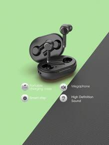 In-Ear Hearing Aid Headphones, Hearing Barrier-Free Design, LED Battery Indicator, USB-C Charging, Plastic Shell, Suitable For Games, Adult Use, In-Ear Hearing Amplifier, 300mAh USB Rechargeable Lithium Battery, No Need For Fast Charging-Type-C Charging Port.