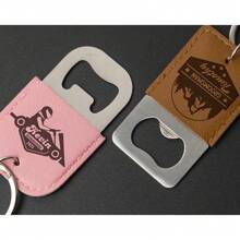 Personalized Beer Opener Keychain - Engraved Bottle Opener, Boyfriend Gift, Groomsmen Gift, Birthday Gift, Logo Opener For Him