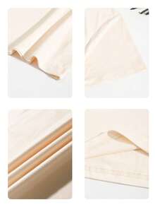 Women's Summer Boho Pattern Printed Round Neck Short-Sleeved Casual T-Shirt - Apricot - View 5