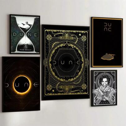 1pc/3PCS Wall Art Poster Frameless/ Framed Modern Dunes Part 2 Poster Movie Decoration Painting Room Bar Cafe Aesthetics Art Wall Painting Decorative Hanging Painting