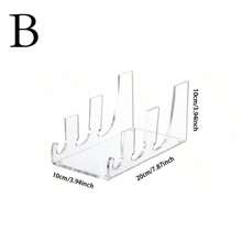 1pc Acrylic Clear Cutlery Display Stand, Suitable For Utensil Display Cabinet, Kitchen Storage Box - Clear - View 7