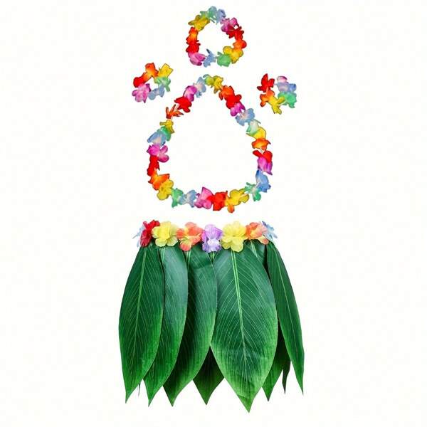 Juego de 5 piezas para fiesta hawaiana - Perfecto para cumpleaños, aniversarios y celebraciones de verano Prom