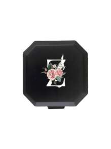 六格便携式药盒，旅行药品收纳盒，迷你药盒（含A-Z字母，不含Q/U），防水维生素容器，露营户外徒步狩猎药品收纳盒，急救包旅行配件 - 彩色 - 查看 26