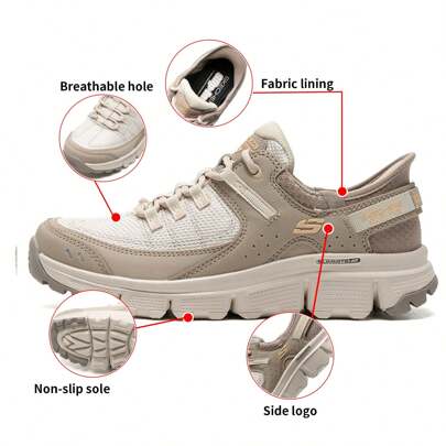  Skechers女鞋戶外綁帶健行緩震旅遊運動鞋休閒鞋 180147-TPE