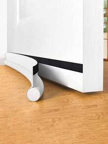 1/2pcs Self-Adhesive Leather Door Seal Strip - Windproof, Soundproof, Waterproof And Insect-Proof - Multicolor - View 2