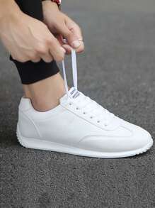 Men's Casual Walking Sneakers, Youth Fashion Round Toe Sports Shoes, Versatile & Lightweight ,Gym 2000s Style Valentine's Day Ideas - Multicolor - View 2