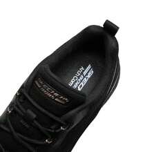 Skechers 女士休闲鞋，BOB'SSPORT 系列套脚步行运动鞋，运动休闲鞋，透气日常旅行鞋，117561-BBK - 全黑色 - 查看 6
