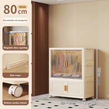 5/4/3/2/1 Layer Foldable Wardrobe Closet Organizer, Apartment Dorm Hanging Clothes Rack Storage Cabinet For Rental House Home Use - Color Mixing - View 20