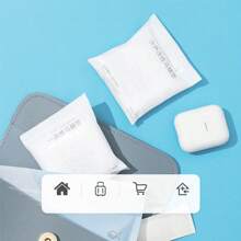 Miniso Travel Essential Disposable Toilet Seat Covers 10 Pieces Pack,7.87*7.09inch(1PC) - White - View 2