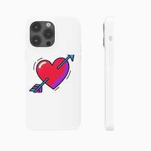 Dynamic Love Arrow Phone Case  For IPhone 11 12 13 14 15 Pro Max 15 Plus, Soft Lens Protection Cover Phone Case - White - View 3