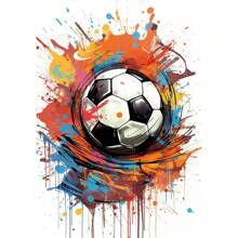 1 tấm áp phích nghệ thuật treo tường Pop Watercolor Graffiti Football Shoes Canvas Painting Modern Art Poster Inspirational Wall Picture Men Boy Living Room Home Decor Canvas, Không khung - Nhiều màu - Xem 45