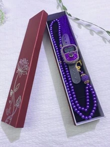 1 Set praktischer Rosenkranz & Armband für tägliches Gebet, in hochwertiger Geschenkbox verpackt