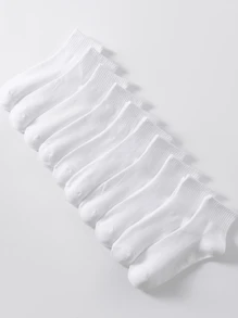 5 Pairs/10 Pairs Black Striped Low-Cut Women Socks, Moisture-Wicking, Breathable, Comfortable, Odor-Resistant, Invisible Design, Suitable For Daily Wear - Multicolor - View 3