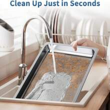 MiLaiWP Conjunto de recipiente calentador de alcohol premium de acero inoxidable, esencial para buffets y fiestas mantiene la comida caliente, con bandeja de agua y rejilla para combustible, tapa para conservar el calor por talla grande tiempo, vajilla elegante y práctica para banquetes, disponible en varios tamaños - Plateado - Ver 7