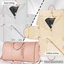 Lefame Travel Bag Carry On,Duffle Bag For Travel With Shoe Compartment,Personal Item Travel Bags For Woman Man Organizer For Luggage Weekend Traveling - 商務-炭灰色 - 查看 6